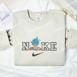 Goku Blue Dragon Ball Embroidered Sweatshirt Anime Embroidered Sweatshirt 2