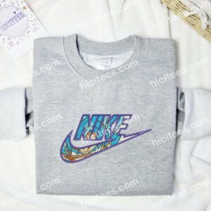 Goku Blue Dragon Ball Anime Embroidered Shirt 1 Goku Blue Logo Dragon Ball Embroidered Shirt Anime Embroidered Shirt 2