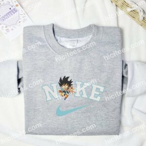 Goku Fly Dragon Ball Anime Embroidered Shirt 1 Goku Fly Dragon Ball Embroidered Shirt Anime Embroidered Shirt 2