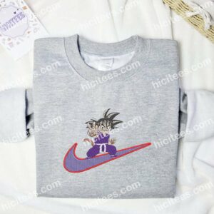 Goku Kid Dragon Ball Embroidered Hoodie Anime Embroidered Shirt 2
