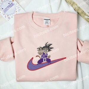 Goku Kid Dragon Ball Embroidered Hoodie Anime Embroidered Shirt 3
