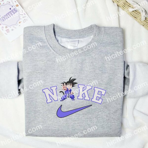Goku Kid Dragon Ball Anime Embroidered Shirt