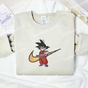 Goku Kid Dragon Ball Anime Embroidered Shirt 1 Goku Kid Dragon Ball Embroidered Shirt Anime Embroidered Shirt 2