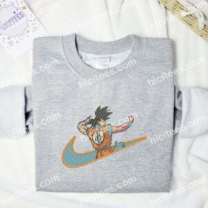 Goku Dragon Ball Anime Embroidered Shirt 2 Goku Practice Dragon Ball Embroidered Sweatshirt Anime Embroidered Sweatshirt 3
