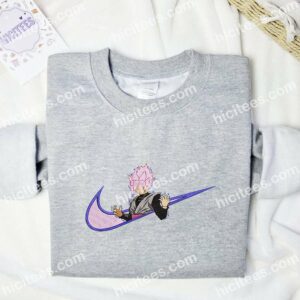 Goku Rose Dragon Ball Anime Embroidered Shirt 2 Goku Rose Dragon Ball Embroidered Hoodie Anime Embroidered Shirt 3