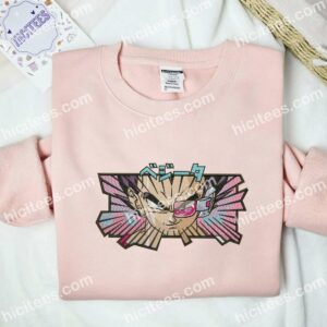 Goku Tech Glass Dragon Ball Anime Embroidered Shirt 1 Goku Tech Glass Embroidered Shirt Dragon Ball Anime Embroidered Hoodie 2