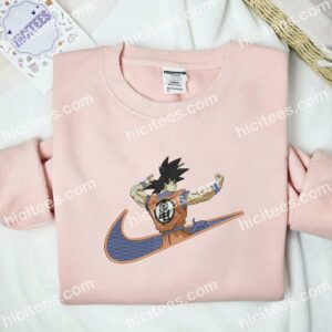 Goku Training Dragon Ball Embroidered Hoodie Anime Embroidered Shirt 3