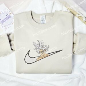 Goku White Hair Dragon Ball Anime Embroidered Shirt 1 Goku White Hair Dragon Ball Embroidered Hoodie Anime Embroidered Shirt 2