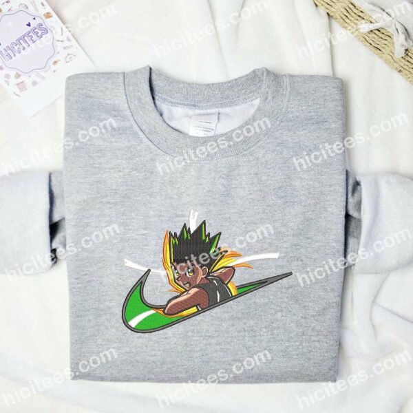 Gon Freecss Hunter x Hunter Anime Embroidered Shirt