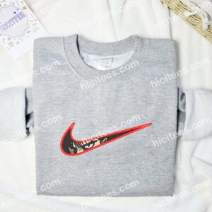 Guts Swoosh Berserk Anime Embroidered Shirt 2 Guts Swoosh Berserk Embroidered Shirt Anime Embroidered Shirt 3