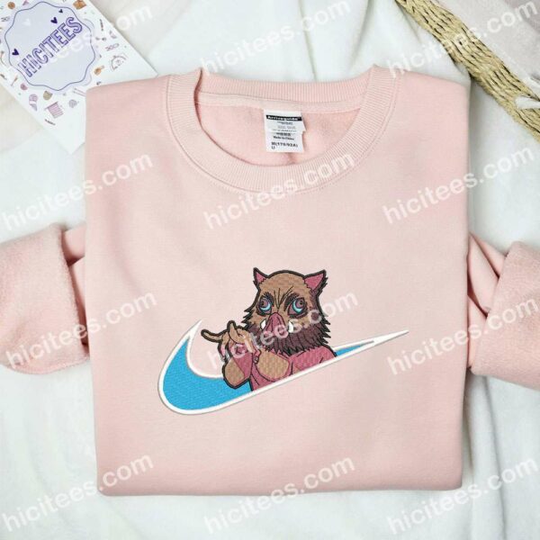 Hashibira Inosuke Demon Slayer Anime Embroidered Shirt