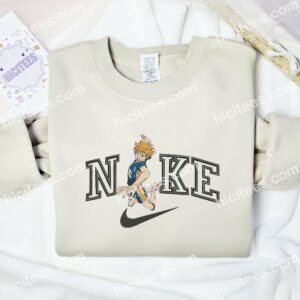 Hinata Shouyou Haikyuu Embroidered Shirt Anime Embroidered Shirt 2