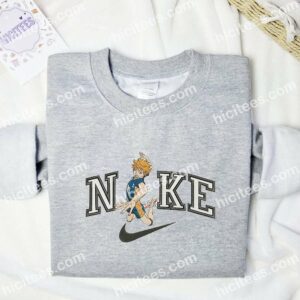 Hinata Shouyou Haikyuu Embroidered Shirt Anime Embroidered Shirt 3