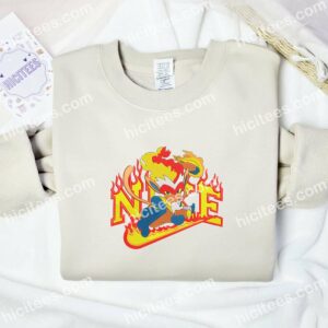 Infernape Pokemon Anime Embroidered Shirt 1 Infernape Pokemon Embroidered Shirt Anime Embroidered Shirt 2