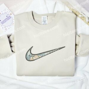Inuyasha Swoosh Embroidered Shirt, Anime Embroidered Shirt 1 Inuyasha Swoosh Embroidered Shirt Anime Embroidered Shirt 2