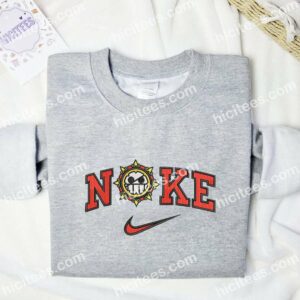 Joker Pirates Logo One Piece Embroidered Shirt, Anime Embroidered Shirt 2 Joker Pirates Logo One Piece Embroidered Shirt Anime Embroidered Shirt 3