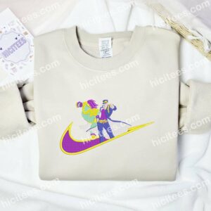 Jotaro And Star Platinum Embroidered Shirt, Anime Embroidered Shirt 1 Jotaro And Star Platinum Embroidered Shirt Anime Embroidered Shirt 2