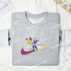 Jotaro And Star Platinum Embroidered Shirt, Anime Embroidered Shirt 2 Jotaro And Star Platinum Embroidered Shirt Anime Embroidered Shirt 3