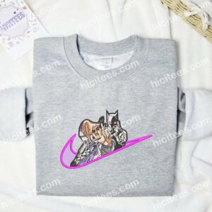 Jotaro Kujo JoJo's Bizarre Adventure Embroidered Shirt, Anime Embroidered T-shirt 2 Jotaro Kujo JoJos Bizarre Adventure Embroidered Shirt Anime Embroidered T shirt 3