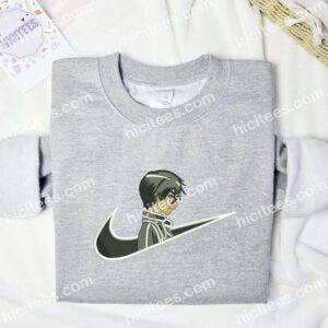 Kirito Sword Art Online Embroidered Shirt, Anime Embroidered Shirt 1 Kirito Sword Art Online Embroidered Shirt Anime Embroidered Shirt 2