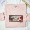 Luffy Gear 5 One Piece Embroidered Shirt, Anime Embroidered Shirt