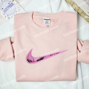 Majin Buu Swoosh Dragon Ball Embroidered Shirt, Anime Embroidered Shirt 2 Majin Buu Swoosh Dragon Ball Embroidered Shirt Anime Embroidered Shirt 3