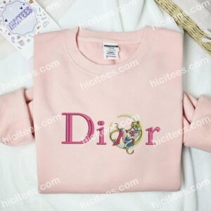 Sailor Moon Dior Embroidered Shirt Anime Embroidered Shirt 3