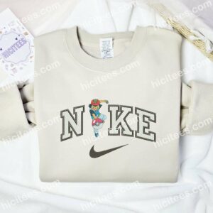 Satoshi Pokemon Embroidered Shirt, Anime Embroidered Shirt 1 Satoshi Pokemon Embroidered Shirt Anime Embroidered Shirt 2