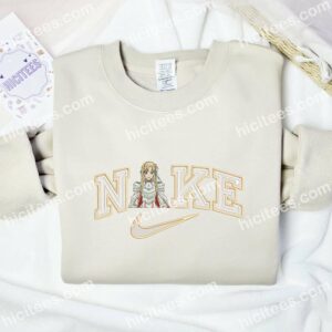 Yuuki Asuna Sword Art Online Embroidered Shirt, Anime Embroidered Shirt 1 Yuuki Asuna Sword Art Online Embroidered Shirt Anime Embroidered Shirt 2