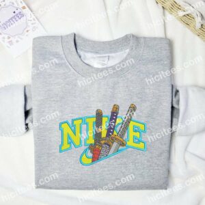 Zoro's Swords One Piece Embroidered Shirt, Anime Embroidered Shirt 2 Zoros Swords One Piece Embroidered Shirt Anime Embroidered Shirt 3