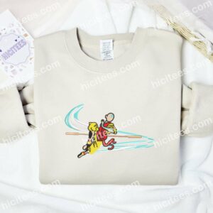Aang No Face Embroidered Shirt Avatar Anime Embroidered Hoodie 3