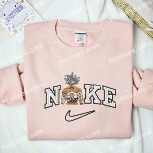 Goku Strong Embroidered Shirt, Dragon Ball Anime Embroidered Hoodie 1 Goku Strong Embroidered Shirt Dragon Ball Anime Embroidered Hoodie 2