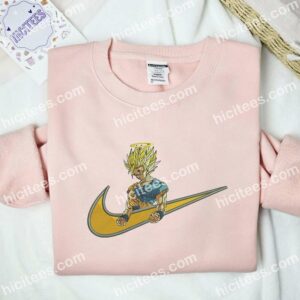 Goku Super Saiyan 3 Embroidered Shirt, Dragon Ball Anime Embroidered Hoodie 1 Goku Super Saiyan 3 Embroidered Shirt Dragon Ball Anime Embroidered Hoodie 2