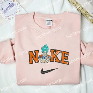 Goku Super Saiyan Blue Embroidered Shirt, Dragon Ball Anime Embroidered Hoodie 2 Goku Super Saiyan Blue Embroidered Shirt Dragon Ball Anime Embroidered Hoodie 3 1