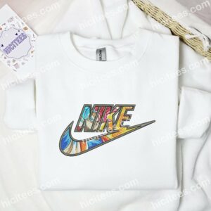 Goku Super Saiyan Blue Rose Embroidered Shirt, Dragon Ball Anime Embroidered Hoodie 2 Goku Super Saiyan Blue Rose Embroidered Shirt Dragon Ball Anime Embroidered Hoodie 1 1