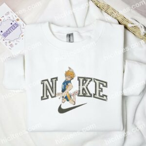 Hinata Shoyo Embroidered Shirt, Haikyuu Anime Embroidered Hoodie 2 Hinata Shoyo Embroidered Shirt Haikyuu Anime Embroidered Hoodie 3