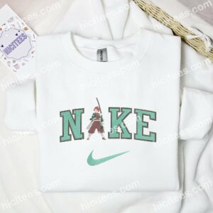Kamado Tanjiro Embroidered Shirt, Kimetsu No Yaiba Anime Embroidered Hoodie 1 Kamado Tanjiro Embroidered Shirt Kimetsu No Yaiba Anime Embroidered Hoodie 2