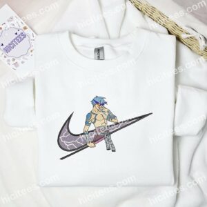Kamina Embroidered Shirt Tengen Toppa Gurren Lagann Anime Embroidered Hoodie 2 1