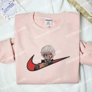 Ken Kaneki Portrait Embroidered Shirt, Tokyo Ghouls Anime Embroidered Hoodie 2 Ken Kaneki Portrait Embroidered Shirt Tokyo Ghouls Anime Embroidered Hoodie 3