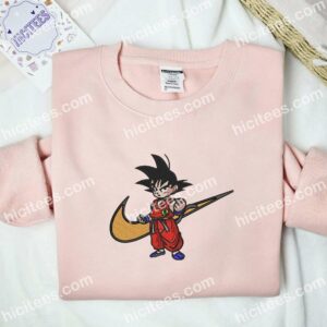 Little Son Goku Embroidered Shirt, Dragon Ball Anime Embroidered Hoodie 1 Little Son Goku Embroidered Shirt Dragon Ball Anime Embroidered Hoodie 2
