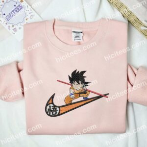 Little Goku No Face Embroidered Shirt, Dragon Ball Anime Embroidered Hoodie 2 Little Goku No Face Embroidered Shirt Dragon Ball Anime Embroidered Hoodie 3