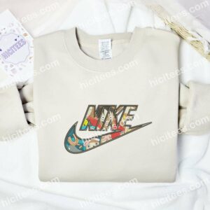 Luffy Gang Embroidered Shirt, One Piece Anime Embroidered Hoodie 1 Luffy Gang Embroidered Shirt One Piece Anime Embroidered Hoodie 2
