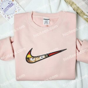 Luffy Eyes Embroidered Shirt One Piece Anime Embroidered Hoodie 3