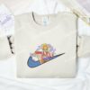 Luffy Gear 5 Thinking Embroidered Shirt, One Piece Anime Embroidered Hoodie