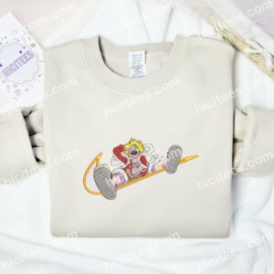 Luffy Gear 5 Laugh Embroidered Shirt, One Piece Anime Embroidered Hoodie 2 Luffy Gear5 Laugh Embroidered Shirt One Piece Anime Embroidered Hoodie 3