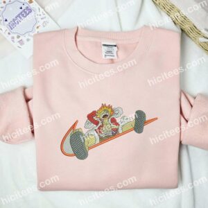 Luffy Gear 5 Laughing Embroidered Shirt, One Piece Anime Embroidered Hoodie 1 Luffy Gear5 Laughing Embroidered Shirt One Piece Anime Embroidered Hoodie 2 1
