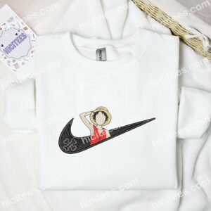 Luffy No Face Embroidered Shirt, One Piece Anime Embroidered Hoodie 1 Luffy No Face Embroidered Shirt One Piece Anime Embroidered Hoodie 2 1