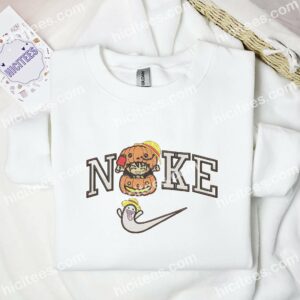 Luffy Pumpkin Halloween Embroidered Shirt, One Piece Anime Embroidered Hoodie 1 Luffy Pumpkin Halloween Embroidered Shirt One Piece Anime Embroidered Hoodie 2