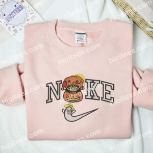 Luffy Pumpkin Halloween Embroidered Shirt, One Piece Anime Embroidered Hoodie 2 Luffy Pumpkin Halloween Embroidered Shirt One Piece Anime Embroidered Hoodie 3