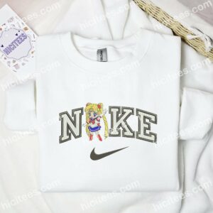 Sailor Moon Chibi Embroidered Shirt Sailor Moon Anime Embroidered Hoodie 3